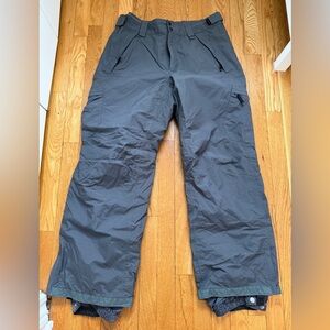 Columbia Men’s Titanium Gray Cargo Snow Pants Size M